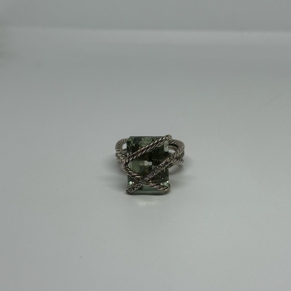 David Yurman wrap ring green amethyst precyolite - Picture 2 of 5